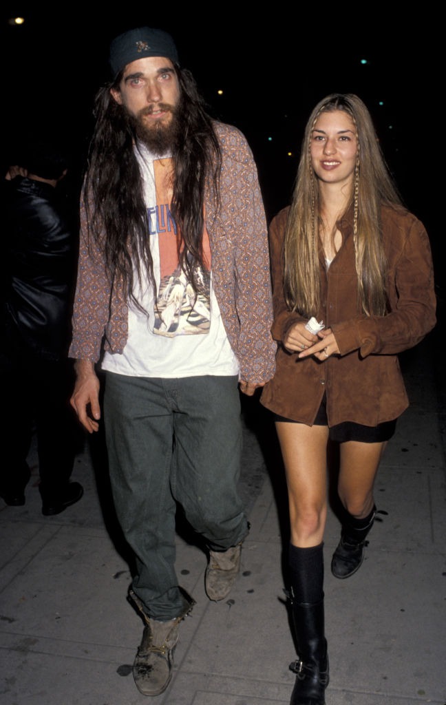 Daniel Day-Lewis and Sofia Coppola in 1992
